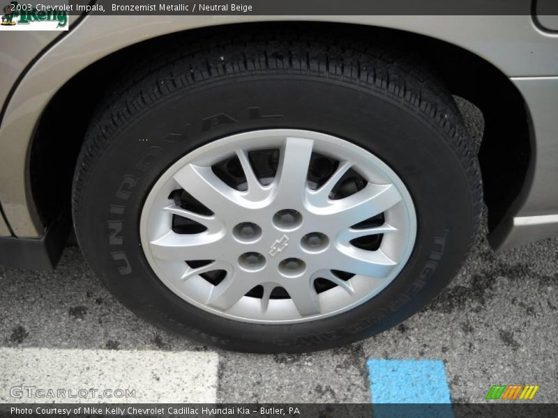 Bronzemist Metallic / Neutral Beige 2003 Chevrolet Impala