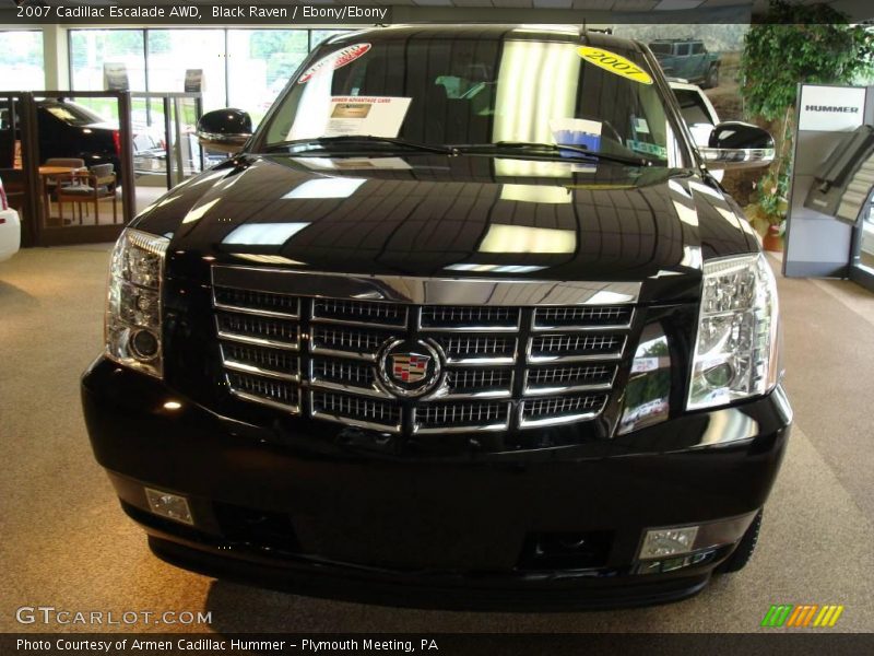 Black Raven / Ebony/Ebony 2007 Cadillac Escalade AWD