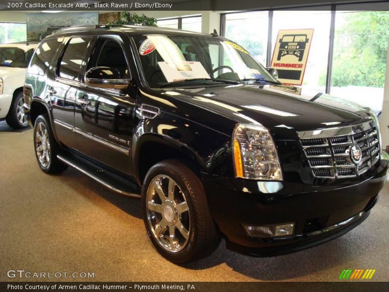 Black Raven / Ebony/Ebony 2007 Cadillac Escalade AWD