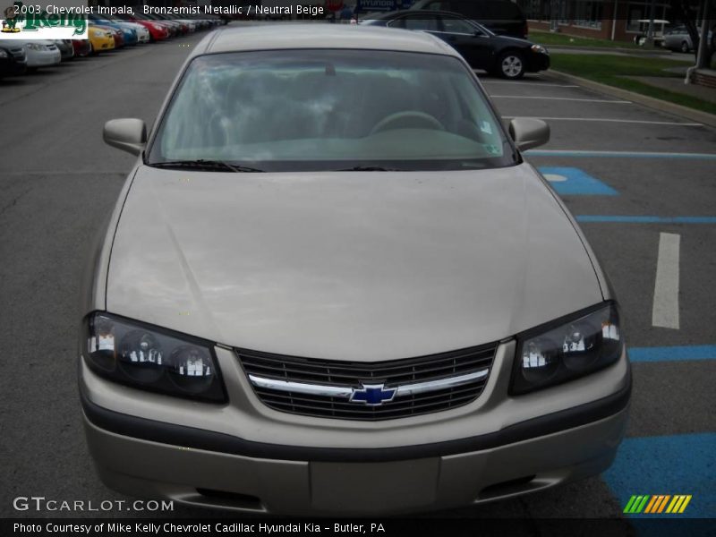 Bronzemist Metallic / Neutral Beige 2003 Chevrolet Impala