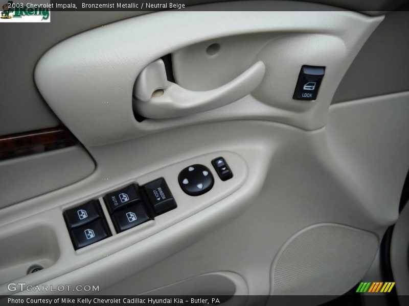 Bronzemist Metallic / Neutral Beige 2003 Chevrolet Impala