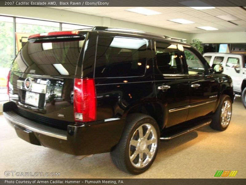 Black Raven / Ebony/Ebony 2007 Cadillac Escalade AWD