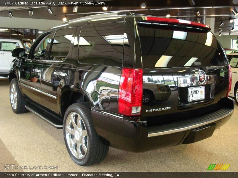 Black Raven / Ebony/Ebony 2007 Cadillac Escalade AWD