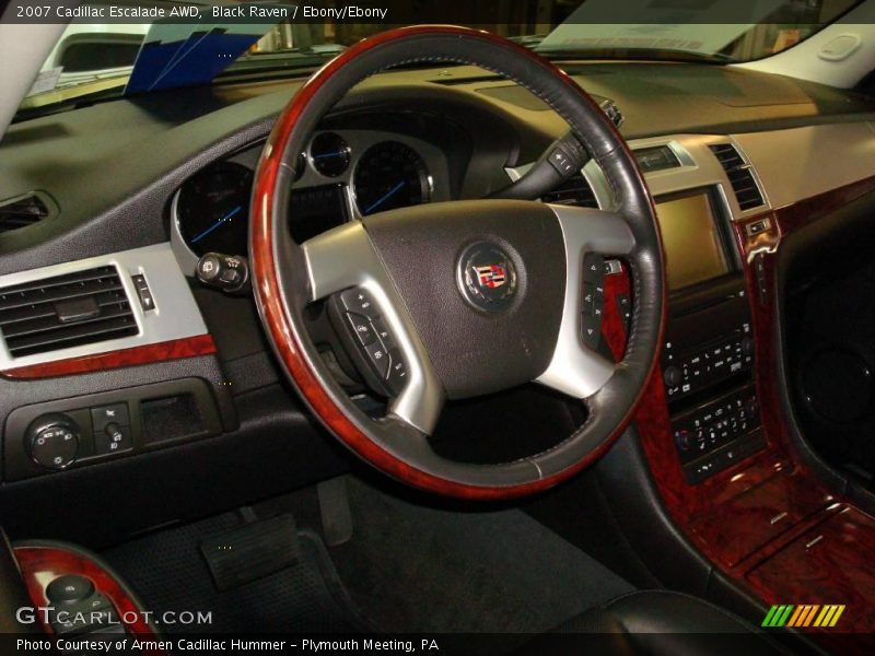 Black Raven / Ebony/Ebony 2007 Cadillac Escalade AWD