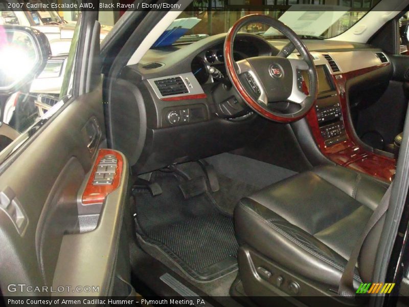 Black Raven / Ebony/Ebony 2007 Cadillac Escalade AWD
