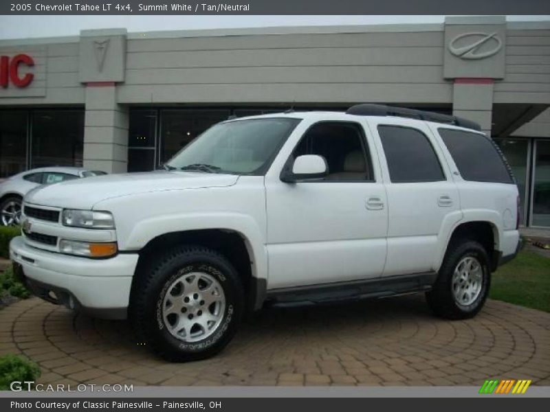 Summit White / Tan/Neutral 2005 Chevrolet Tahoe LT 4x4