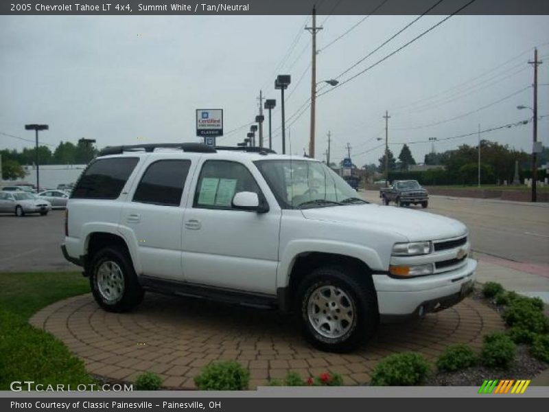 Summit White / Tan/Neutral 2005 Chevrolet Tahoe LT 4x4