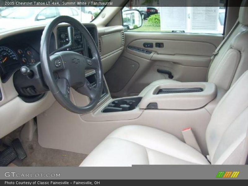 Summit White / Tan/Neutral 2005 Chevrolet Tahoe LT 4x4