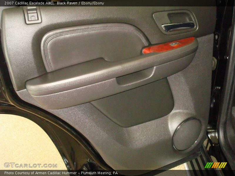 Black Raven / Ebony/Ebony 2007 Cadillac Escalade AWD
