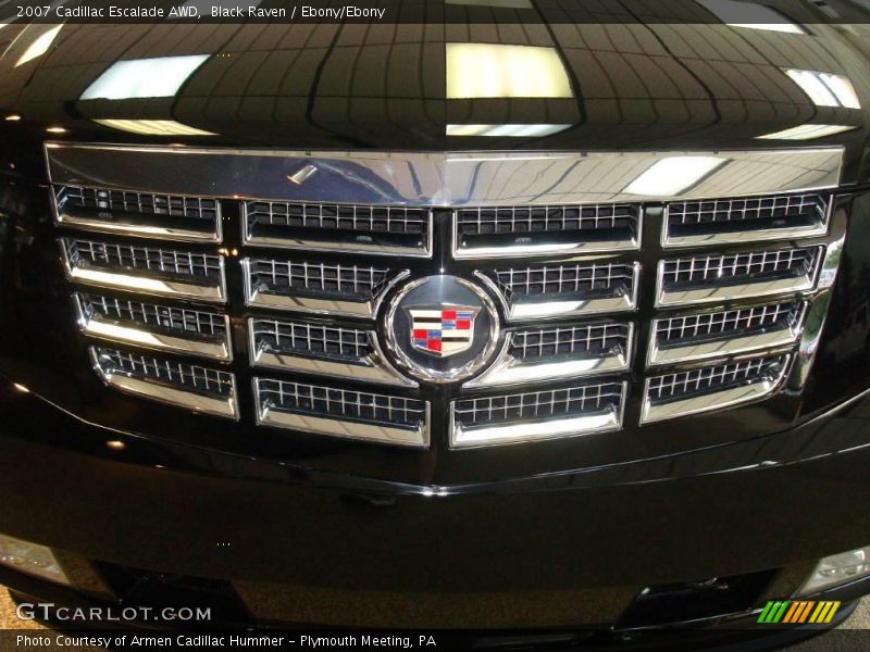Black Raven / Ebony/Ebony 2007 Cadillac Escalade AWD