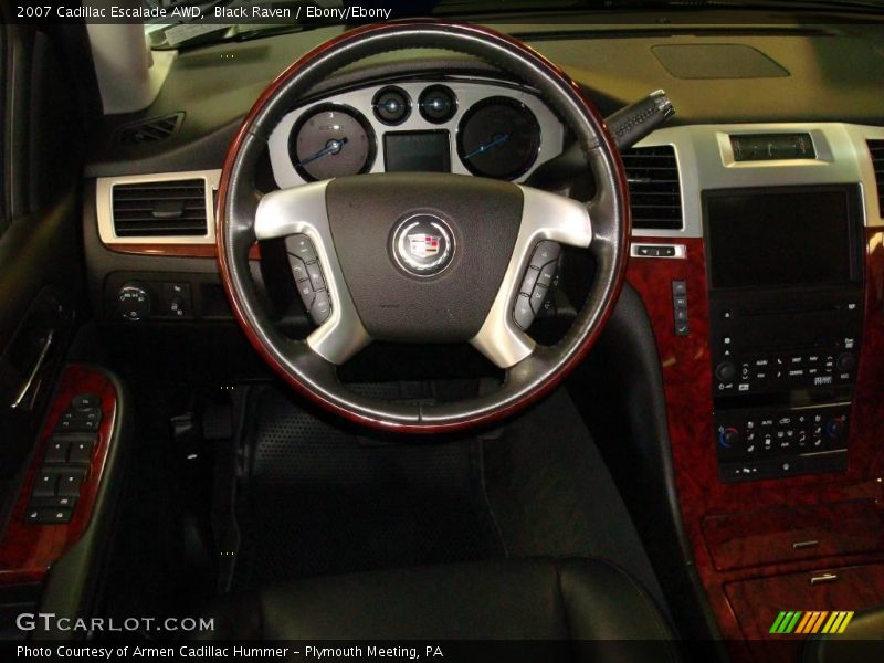 Black Raven / Ebony/Ebony 2007 Cadillac Escalade AWD