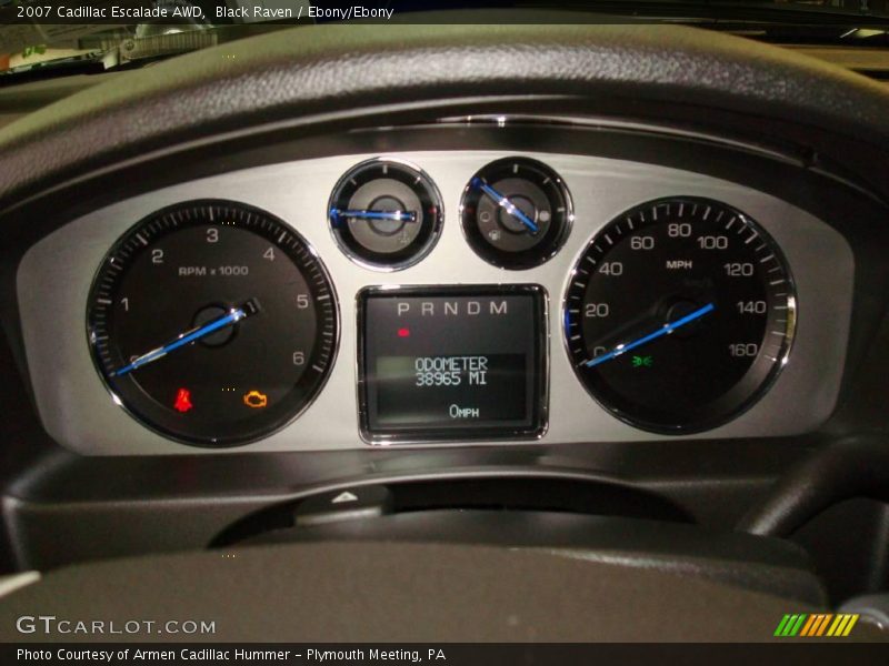 Black Raven / Ebony/Ebony 2007 Cadillac Escalade AWD