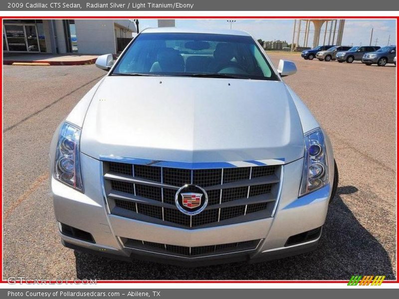 Radiant Silver / Light Titanium/Ebony 2009 Cadillac CTS Sedan