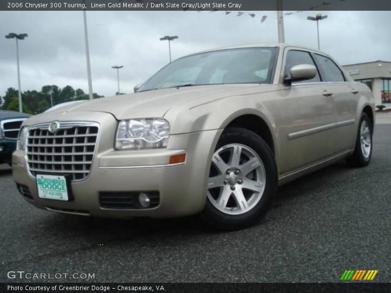 Linen Gold Metallic / Dark Slate Gray/Light Slate Gray 2006 Chrysler 300 Touring