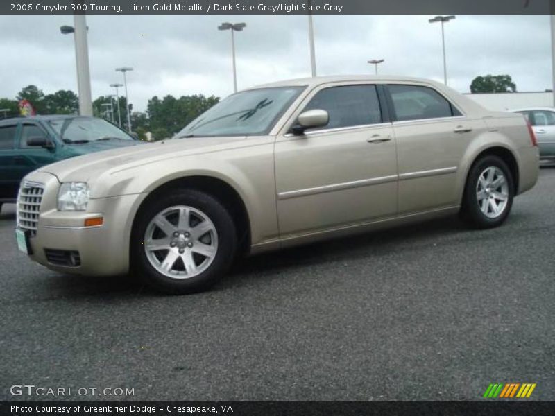 Linen Gold Metallic / Dark Slate Gray/Light Slate Gray 2006 Chrysler 300 Touring