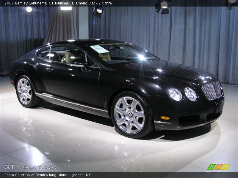 Diamond Black / Ochre 2007 Bentley Continental GT Mulliner