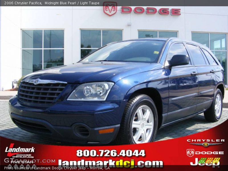 Midnight Blue Pearl / Light Taupe 2006 Chrysler Pacifica