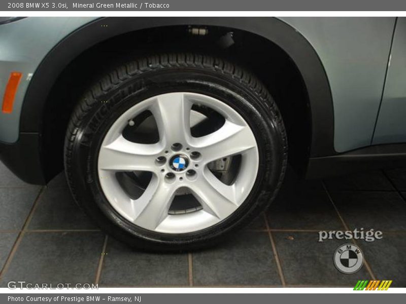 Mineral Green Metallic / Tobacco 2008 BMW X5 3.0si