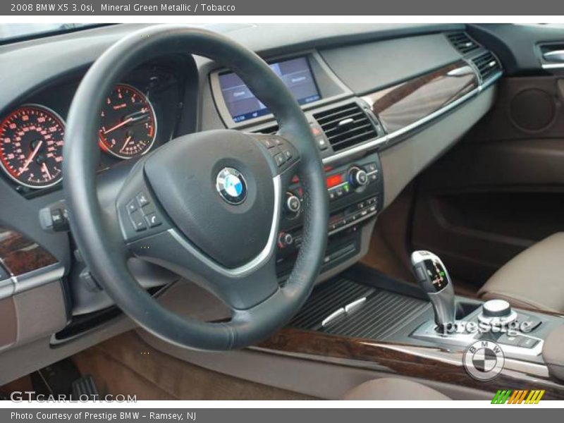 Mineral Green Metallic / Tobacco 2008 BMW X5 3.0si