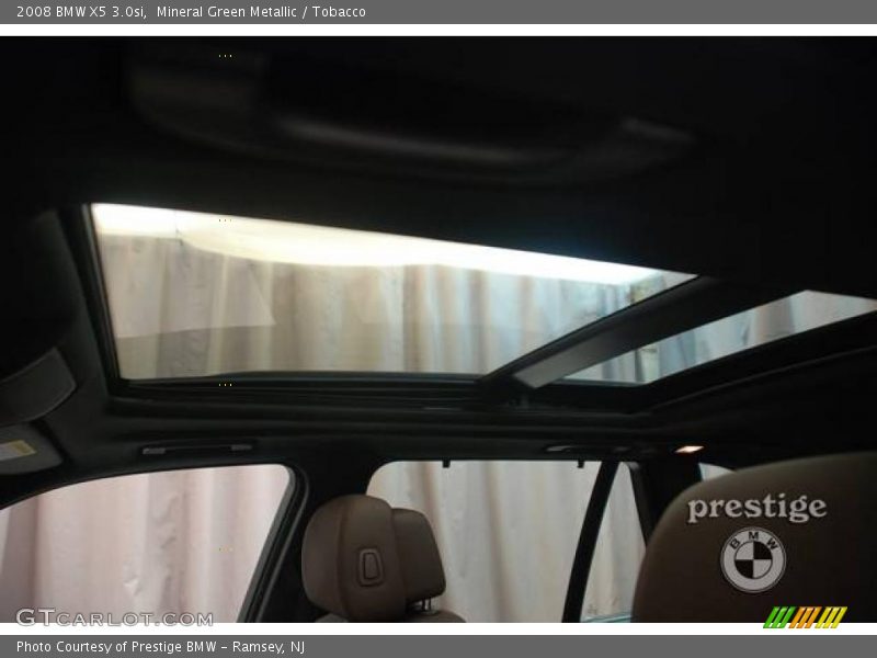 Mineral Green Metallic / Tobacco 2008 BMW X5 3.0si