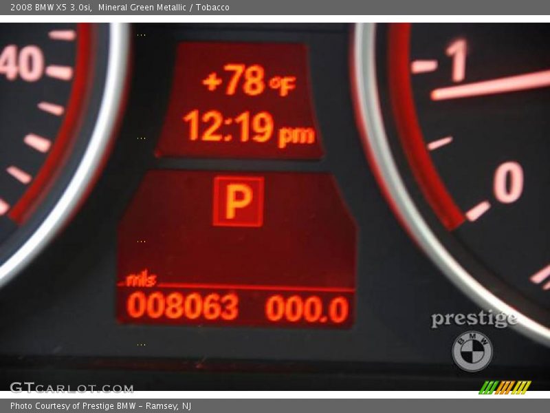 Mineral Green Metallic / Tobacco 2008 BMW X5 3.0si