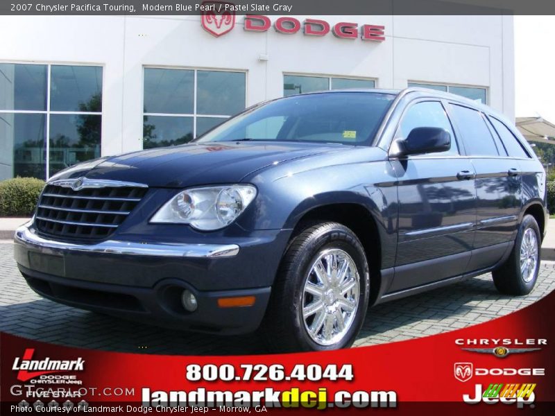 Modern Blue Pearl / Pastel Slate Gray 2007 Chrysler Pacifica Touring