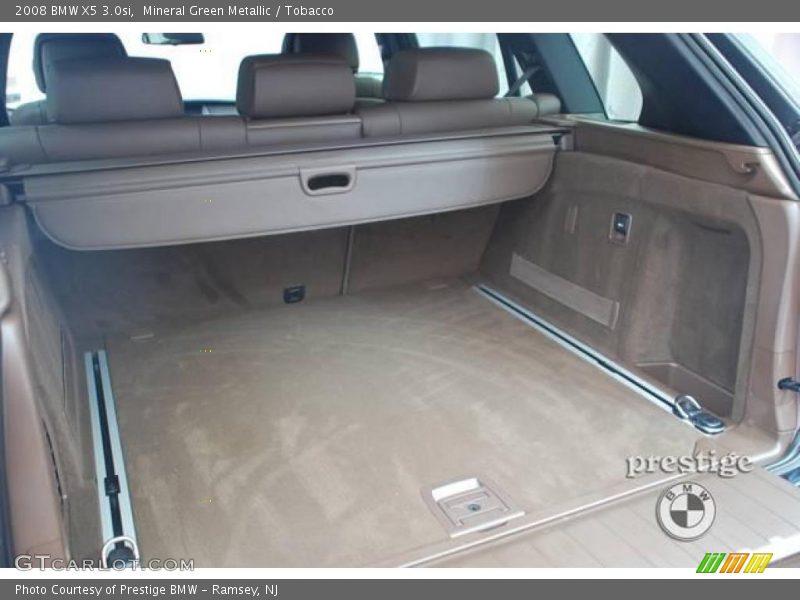 Mineral Green Metallic / Tobacco 2008 BMW X5 3.0si