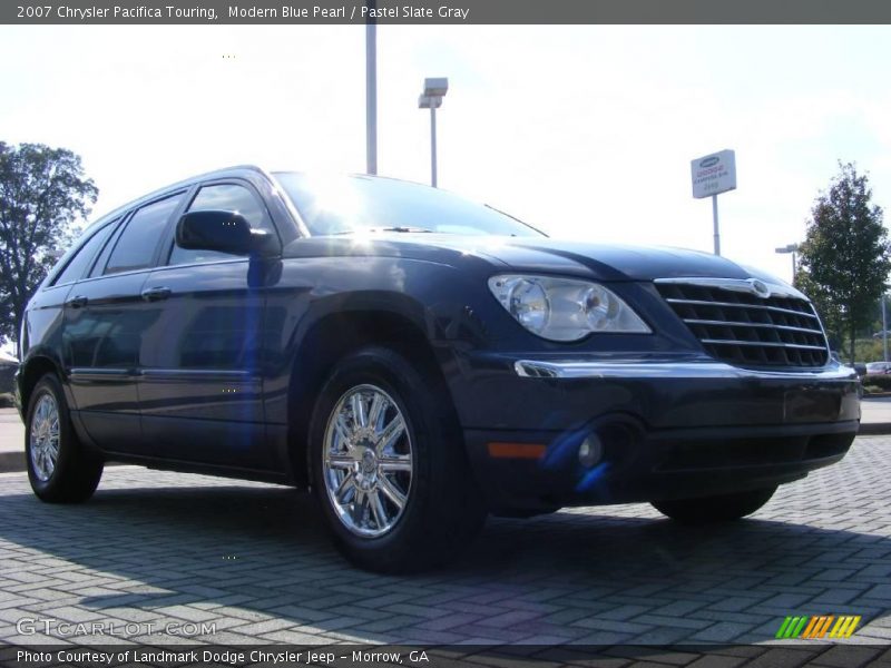 Modern Blue Pearl / Pastel Slate Gray 2007 Chrysler Pacifica Touring