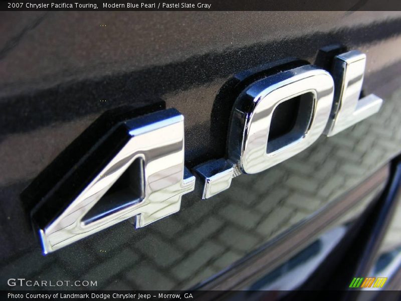 Modern Blue Pearl / Pastel Slate Gray 2007 Chrysler Pacifica Touring
