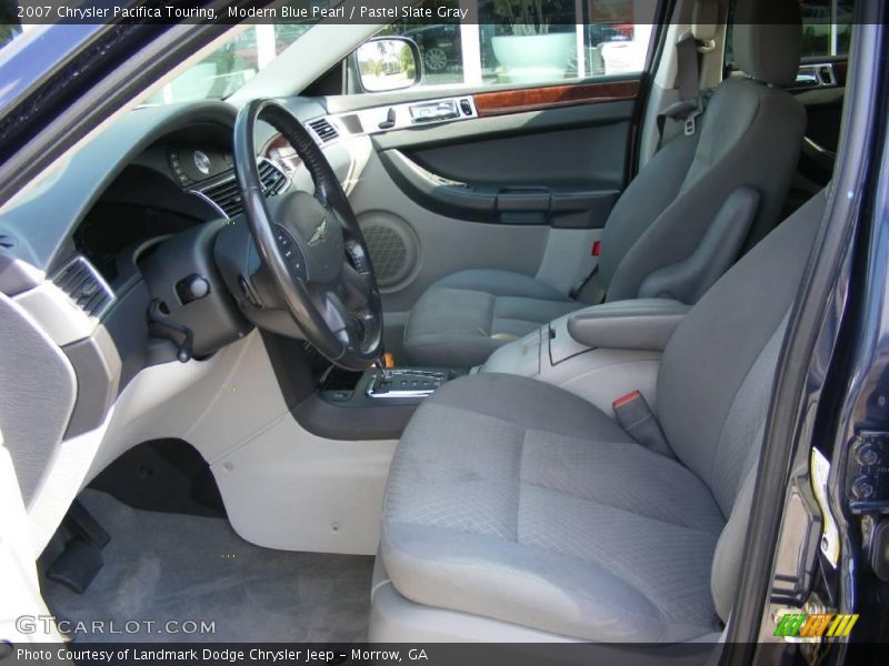 Modern Blue Pearl / Pastel Slate Gray 2007 Chrysler Pacifica Touring