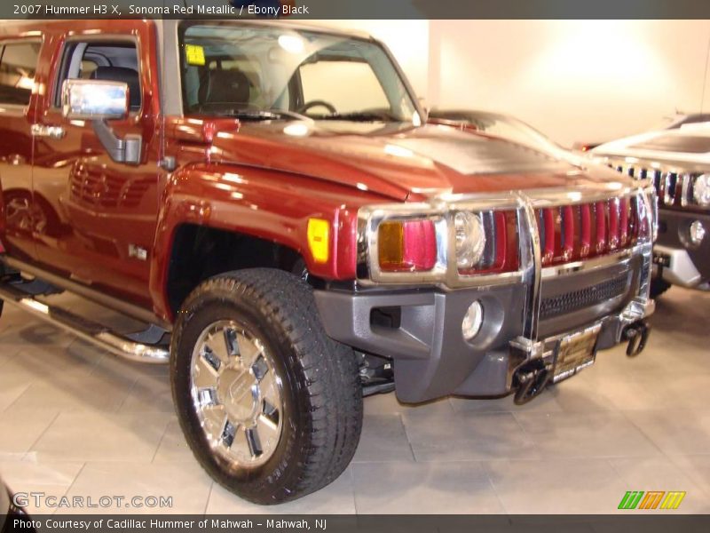 Sonoma Red Metallic / Ebony Black 2007 Hummer H3 X