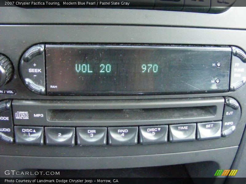 Modern Blue Pearl / Pastel Slate Gray 2007 Chrysler Pacifica Touring