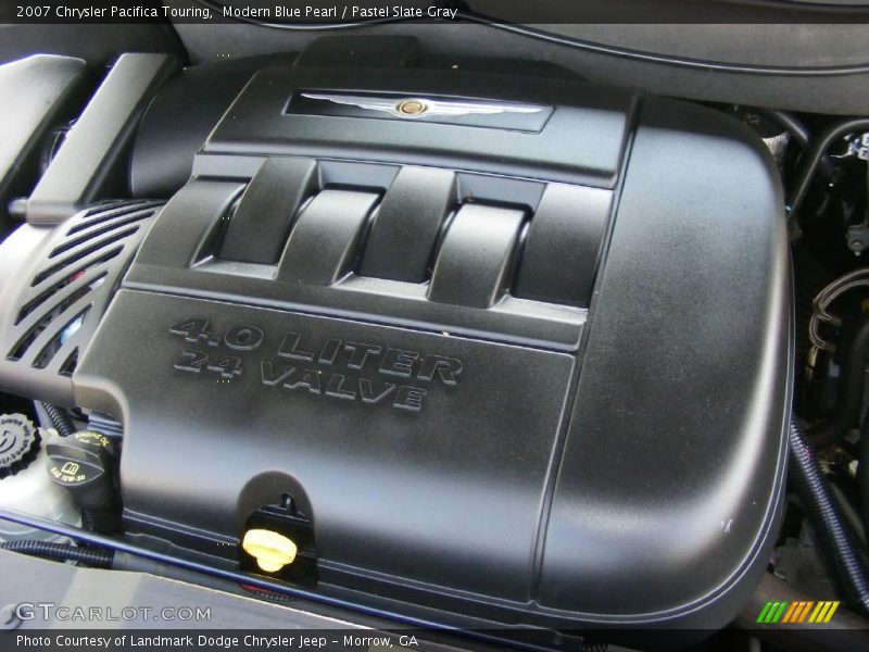 Modern Blue Pearl / Pastel Slate Gray 2007 Chrysler Pacifica Touring