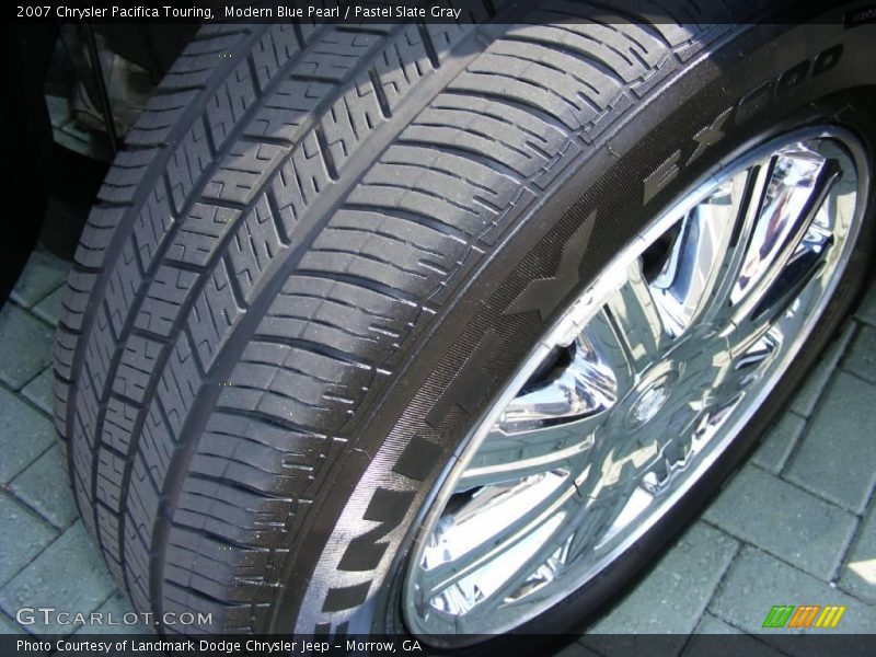 Modern Blue Pearl / Pastel Slate Gray 2007 Chrysler Pacifica Touring