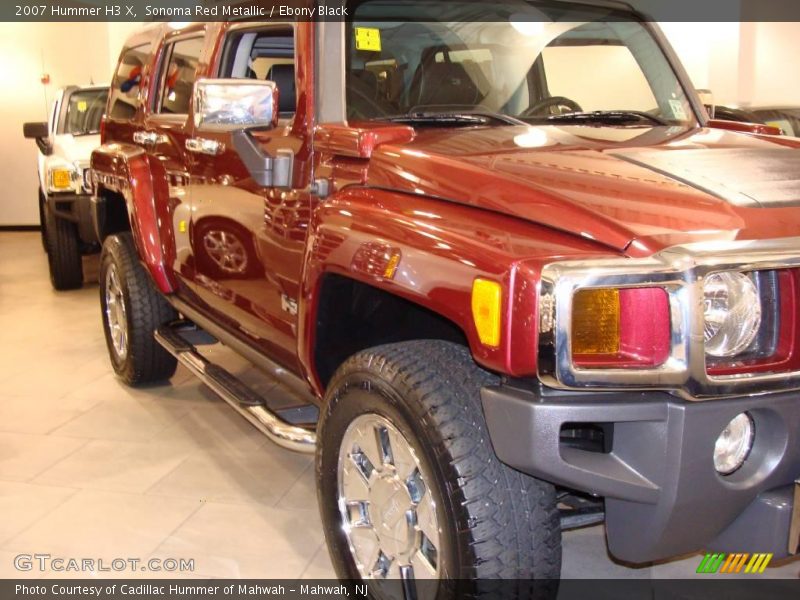 Sonoma Red Metallic / Ebony Black 2007 Hummer H3 X