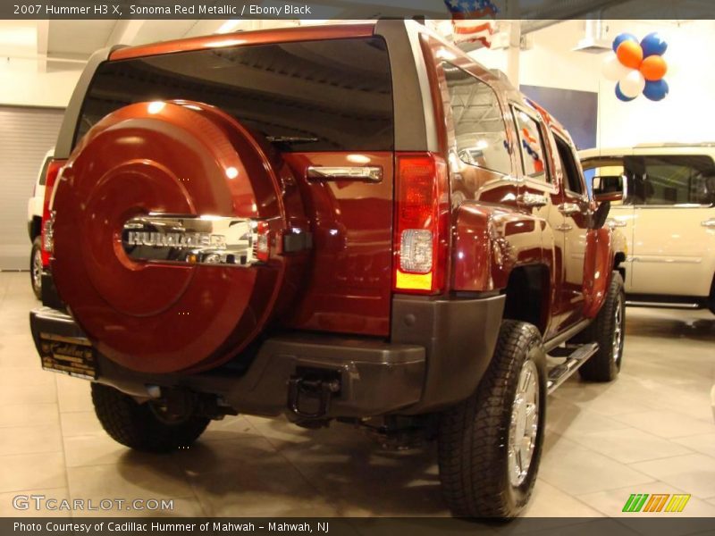 Sonoma Red Metallic / Ebony Black 2007 Hummer H3 X