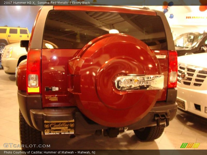 Sonoma Red Metallic / Ebony Black 2007 Hummer H3 X