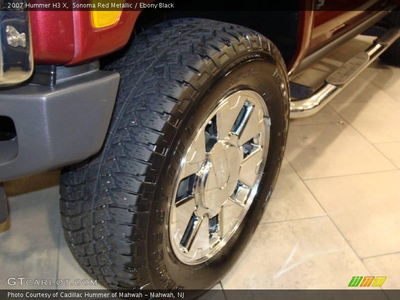 Sonoma Red Metallic / Ebony Black 2007 Hummer H3 X
