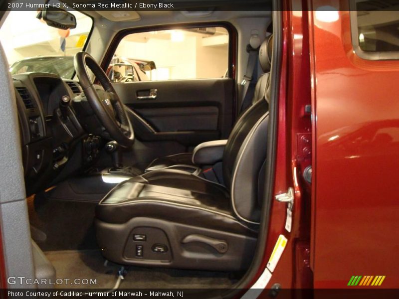 Sonoma Red Metallic / Ebony Black 2007 Hummer H3 X