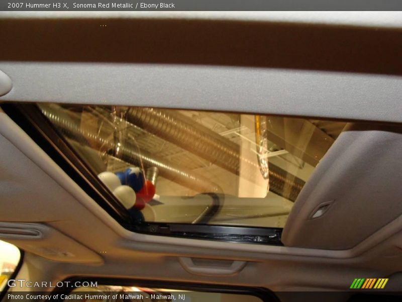 Sonoma Red Metallic / Ebony Black 2007 Hummer H3 X