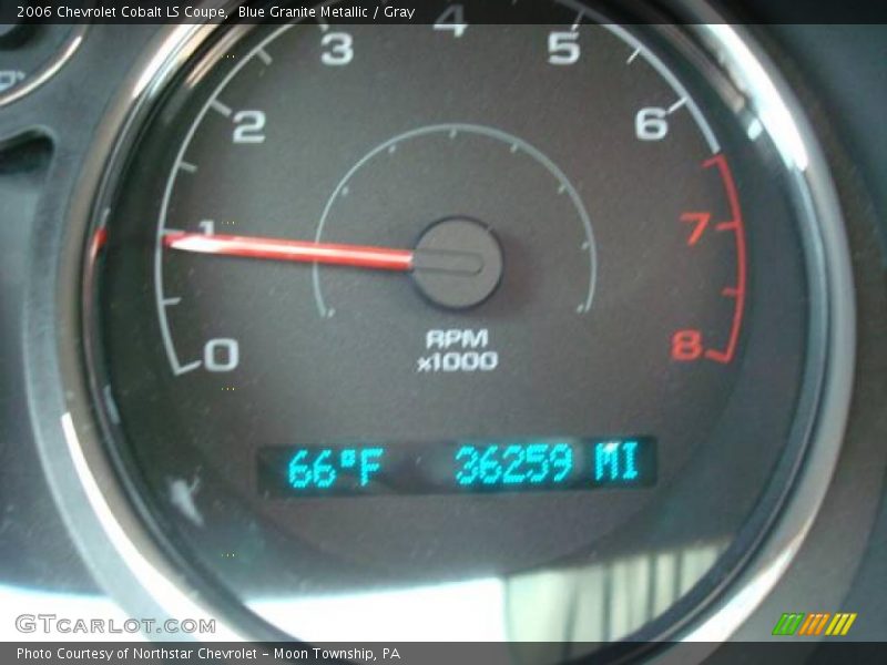 Blue Granite Metallic / Gray 2006 Chevrolet Cobalt LS Coupe