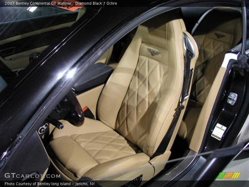 Diamond Black / Ochre 2007 Bentley Continental GT Mulliner