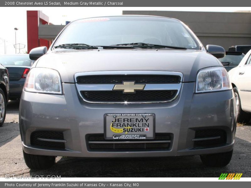 Medium Gray Metallic / Charcoal 2008 Chevrolet Aveo LS Sedan