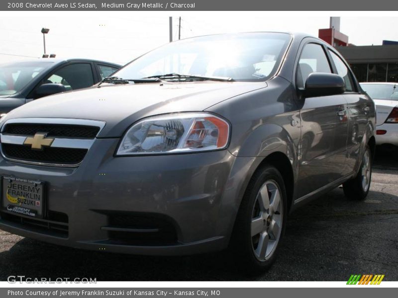 Medium Gray Metallic / Charcoal 2008 Chevrolet Aveo LS Sedan