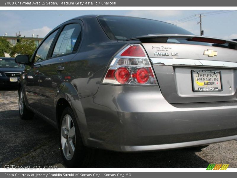 Medium Gray Metallic / Charcoal 2008 Chevrolet Aveo LS Sedan