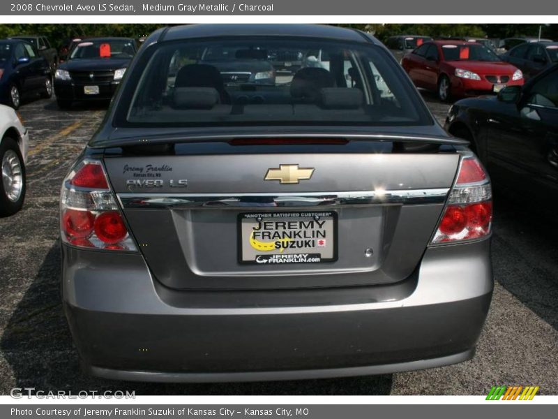 Medium Gray Metallic / Charcoal 2008 Chevrolet Aveo LS Sedan