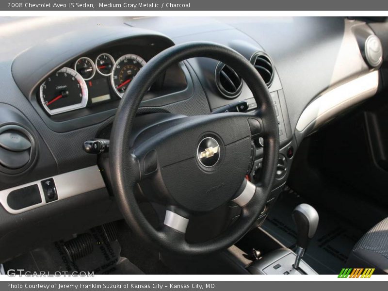 Medium Gray Metallic / Charcoal 2008 Chevrolet Aveo LS Sedan