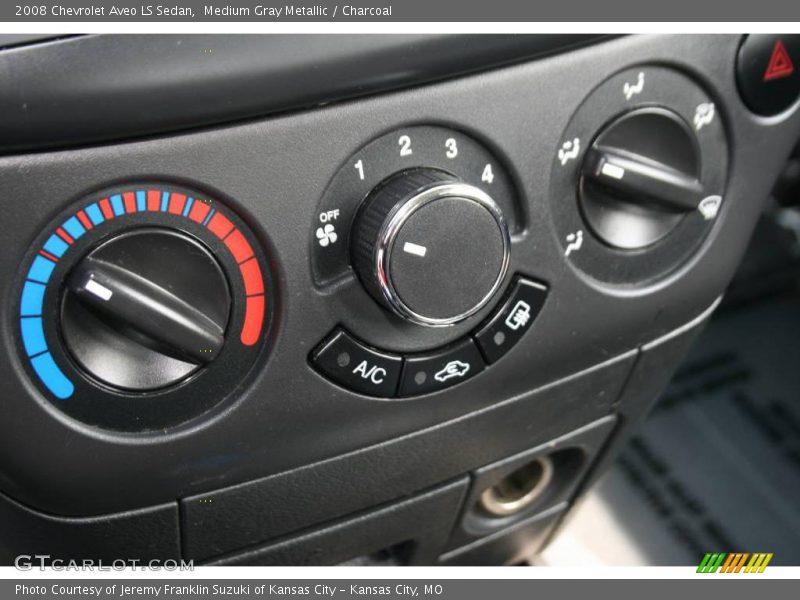 Medium Gray Metallic / Charcoal 2008 Chevrolet Aveo LS Sedan