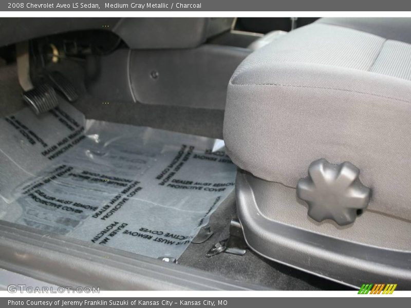 Medium Gray Metallic / Charcoal 2008 Chevrolet Aveo LS Sedan