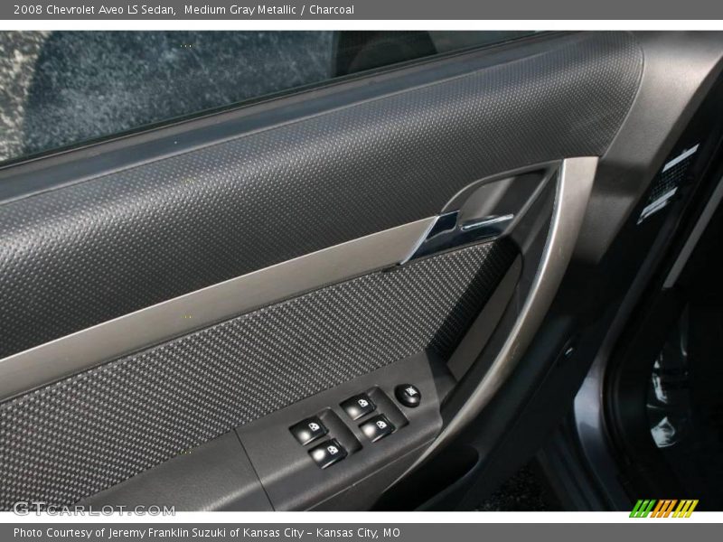 Medium Gray Metallic / Charcoal 2008 Chevrolet Aveo LS Sedan